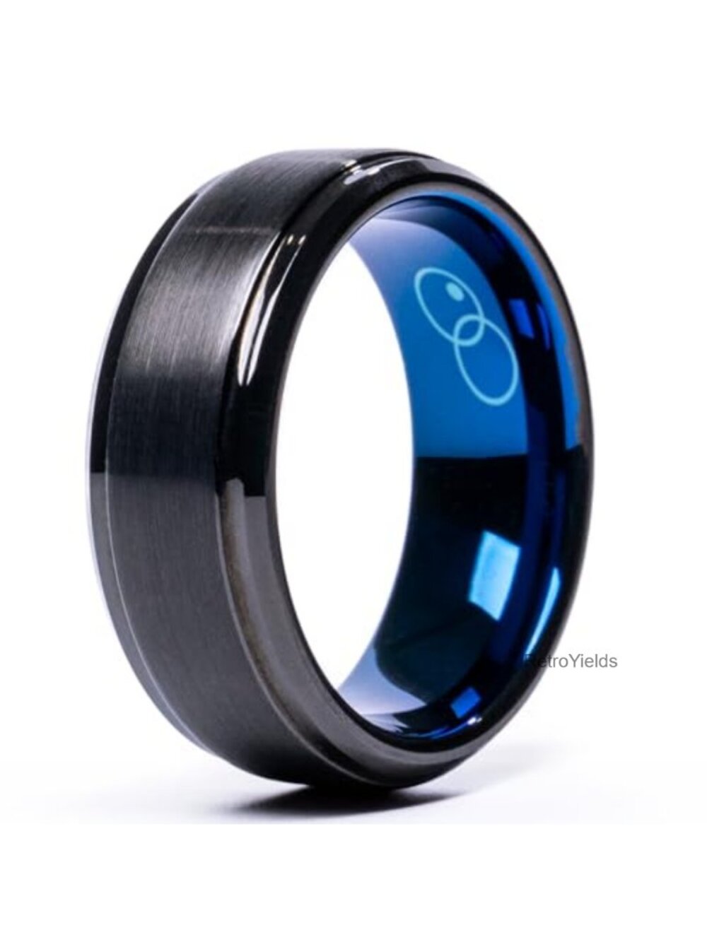 Tungsten Carbide Men's Wedding Band Scratch-Resistant Comfort Fit Ring